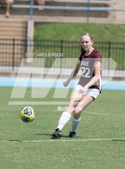 Thumbnail 3 in Girls Prep vs Grace Baptist Academy photogallery.