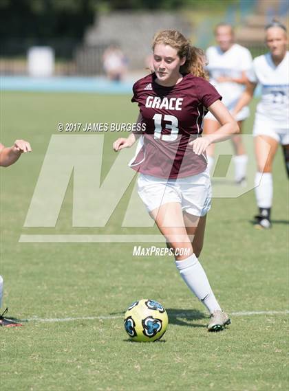 Thumbnail 3 in Girls Prep vs Grace Baptist Academy photogallery.
