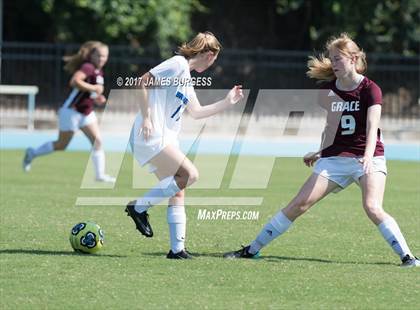 Thumbnail 3 in Girls Prep vs Grace Baptist Academy photogallery.