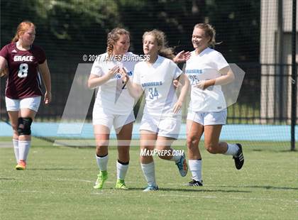 Thumbnail 3 in Girls Prep vs Grace Baptist Academy photogallery.