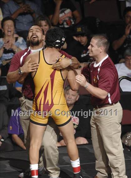 Thumbnail 2 in CIF State Boys Wrestling Championships (Finals) photogallery.