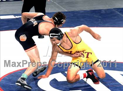 Thumbnail 2 in CIF State Boys Wrestling Championships (Finals) photogallery.
