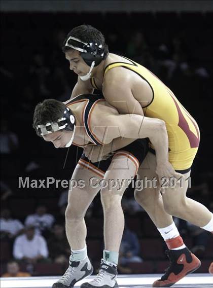 Thumbnail 3 in CIF State Boys Wrestling Championships (Finals) photogallery.