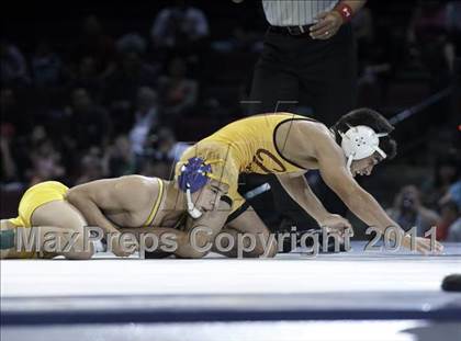 Thumbnail 2 in CIF State Boys Wrestling Championships (Finals) photogallery.
