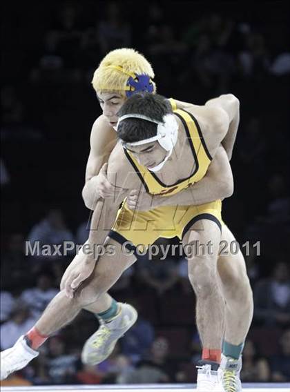Thumbnail 2 in CIF State Boys Wrestling Championships (Finals) photogallery.