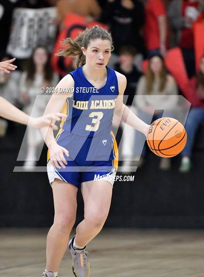 Thumbnail 3 in Lodi Academy vs. Sacramento Adventist (CIF SJS D6 Playoff)  photogallery.
