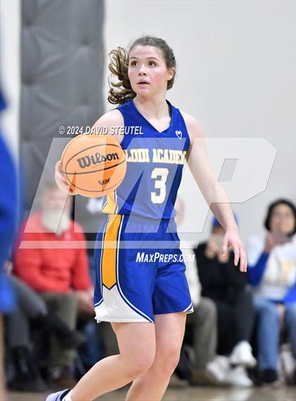 Thumbnail 2 in Lodi Academy vs. Sacramento Adventist (CIF SJS D6 Playoff)  photogallery.