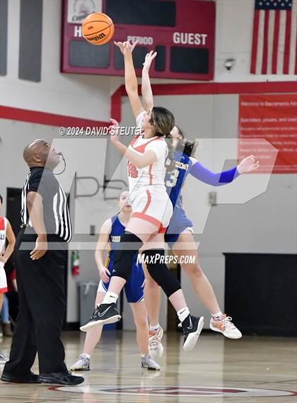 Thumbnail 2 in Lodi Academy vs. Sacramento Adventist (CIF SJS D6 Playoff)  photogallery.