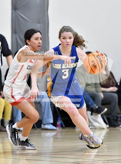 Thumbnail 3 in Lodi Academy vs. Sacramento Adventist (CIF SJS D6 Playoff)  photogallery.