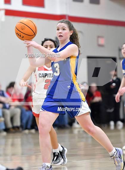 Thumbnail 3 in Lodi Academy vs. Sacramento Adventist (CIF SJS D6 Playoff)  photogallery.