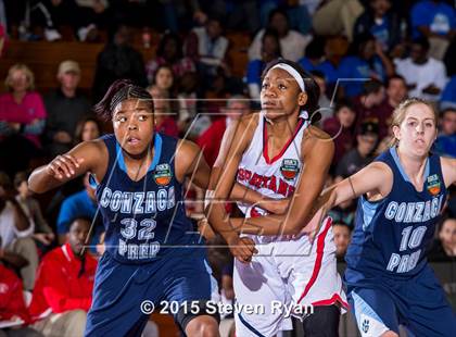 Thumbnail 3 in Gonzaga Prep vs. Miami Country Day (DICK'S National Tournament Semifinal) photogallery.