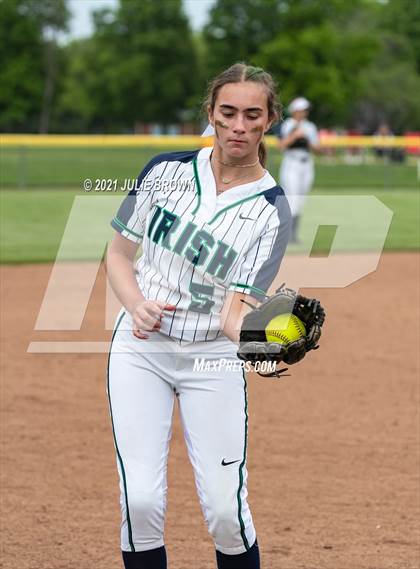 Thumbnail 3 in Cathedral vs Northview (IHSAA 3A Regional)  photogallery.