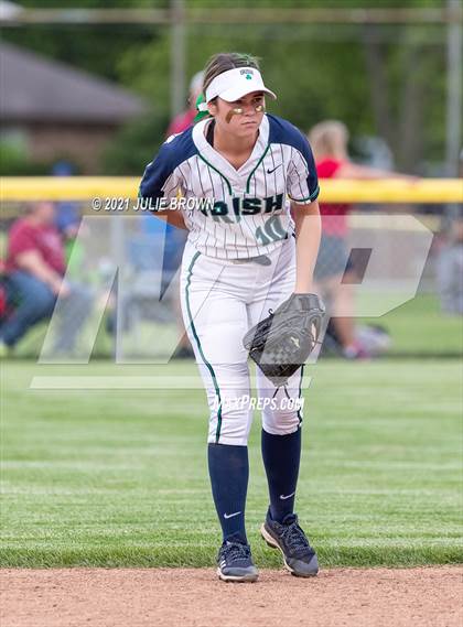 Thumbnail 3 in Cathedral vs Northview (IHSAA 3A Regional)  photogallery.