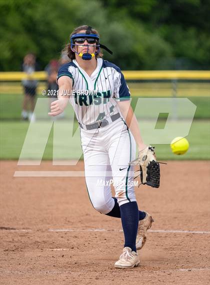 Thumbnail 3 in Cathedral vs Northview (IHSAA 3A Regional)  photogallery.