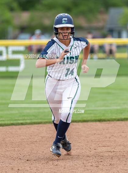 Thumbnail 3 in Cathedral vs Northview (IHSAA 3A Regional)  photogallery.