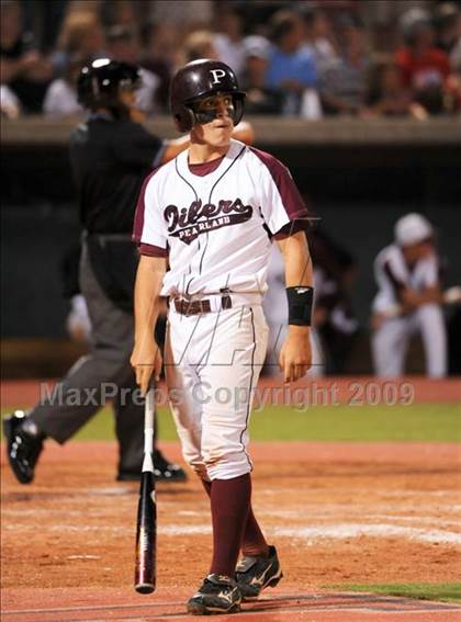 Thumbnail 2 in Brazoswood vs Pearland (UIL 5A SF - Game 1 ) photogallery.