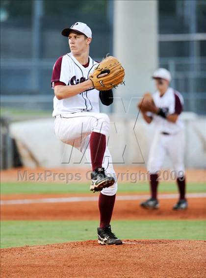 Thumbnail 2 in Brazoswood vs Pearland (UIL 5A SF - Game 1 ) photogallery.