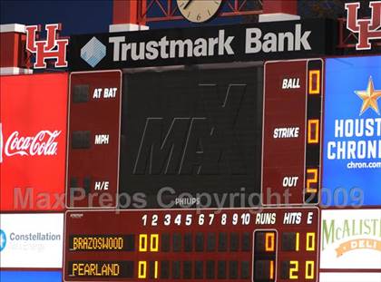 Thumbnail 2 in Brazoswood vs Pearland (UIL 5A SF - Game 1 ) photogallery.