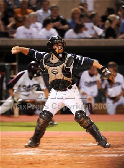 Thumbnail 2 in Brazoswood vs Pearland (UIL 5A SF - Game 1 ) photogallery.