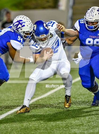 Thumbnail 2 in Temple vs. Corsicana (UIL 5A Bi-District) photogallery.