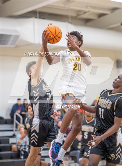 Thumbnail 2 in Francis Parker vs. Victory Christian Academy  (Battle At The Bay) photogallery.