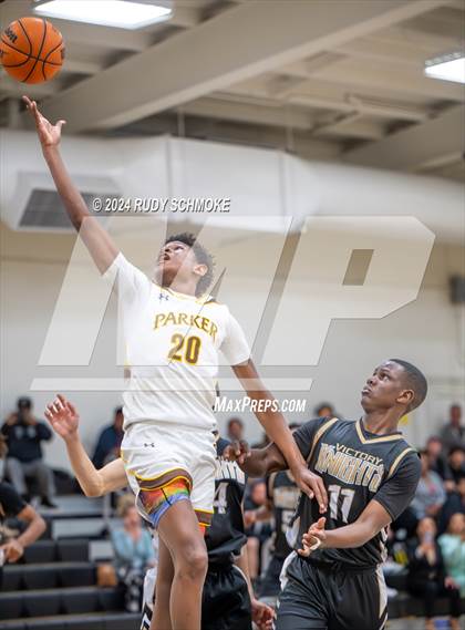 Thumbnail 2 in Francis Parker vs. Victory Christian Academy  (Battle At The Bay) photogallery.