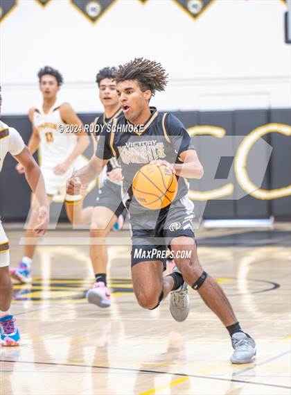 Thumbnail 2 in Francis Parker vs. Victory Christian Academy  (Battle At The Bay) photogallery.