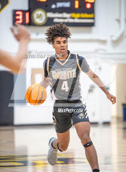 Thumbnail 2 in Francis Parker vs. Victory Christian Academy  (Battle At The Bay) photogallery.