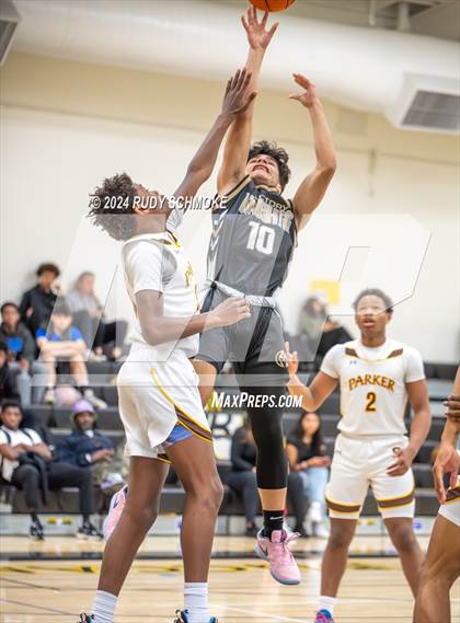 Thumbnail 2 in Francis Parker vs. Victory Christian Academy  (Battle At The Bay) photogallery.
