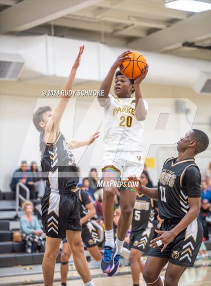 Thumbnail 1 in Francis Parker vs. Victory Christian Academy  (Battle At The Bay) photogallery.