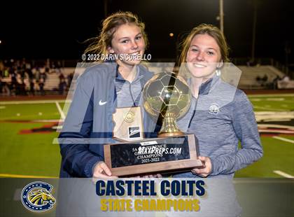 Thumbnail 2 in Sunrise Mountain vs Casteel (AIA 5A Finals) - Awards photogallery.