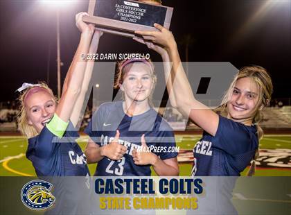 Thumbnail 2 in Sunrise Mountain vs Casteel (AIA 5A Finals) - Awards photogallery.