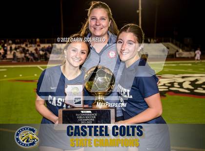 Thumbnail 1 in Sunrise Mountain vs Casteel (AIA 5A Finals) - Awards photogallery.