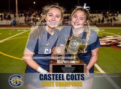 Thumbnail 1 in Sunrise Mountain vs Casteel (AIA 5A Finals) - Awards photogallery.