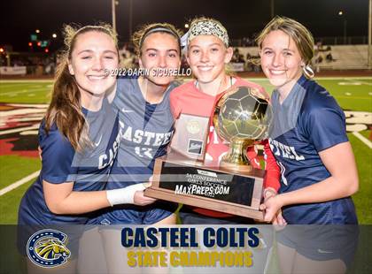 Thumbnail 1 in Sunrise Mountain vs Casteel (AIA 5A Finals) - Awards photogallery.