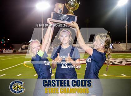 Thumbnail 3 in Sunrise Mountain vs Casteel (AIA 5A Finals) - Awards photogallery.