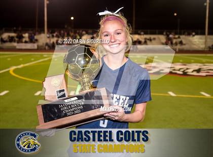 Thumbnail 1 in Sunrise Mountain vs Casteel (AIA 5A Finals) - Awards photogallery.