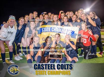 Thumbnail 1 in Sunrise Mountain vs Casteel (AIA 5A Finals) - Awards photogallery.