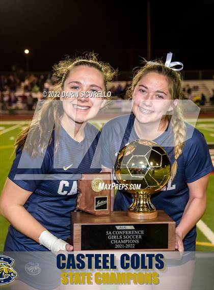 Thumbnail 3 in Sunrise Mountain vs Casteel (AIA 5A Finals) - Awards photogallery.