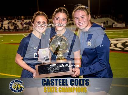 Thumbnail 2 in Sunrise Mountain vs Casteel (AIA 5A Finals) - Awards photogallery.