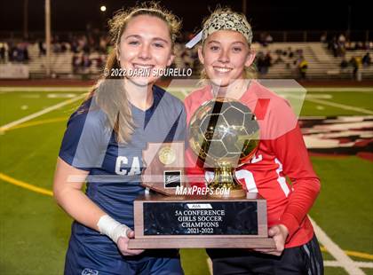 Thumbnail 1 in Sunrise Mountain vs Casteel (AIA 5A Finals) - Awards photogallery.