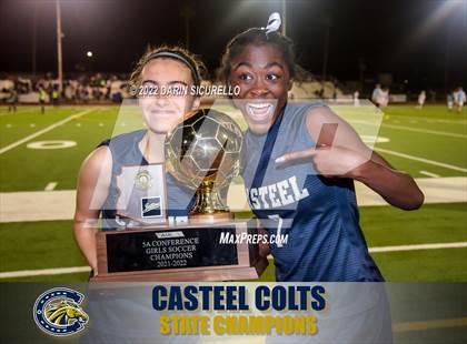 Thumbnail 3 in Sunrise Mountain vs Casteel (AIA 5A Finals) - Awards photogallery.