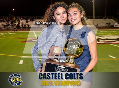 Thumbnail 3 in Sunrise Mountain vs Casteel (AIA 5A Finals) - Awards photogallery.