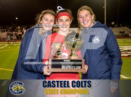 Thumbnail 2 in Sunrise Mountain vs Casteel (AIA 5A Finals) - Awards photogallery.