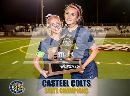 Thumbnail 2 in Sunrise Mountain vs Casteel (AIA 5A Finals) - Awards photogallery.