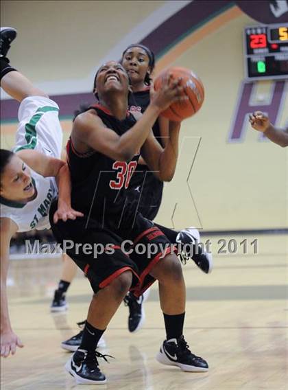 Thumbnail 1 in St. Mary's vs. Bolingbrook (Nike Tournament of Champions) photogallery.