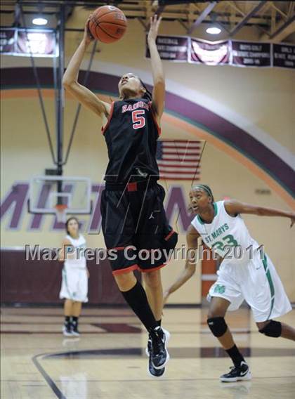 Thumbnail 3 in St. Mary's vs. Bolingbrook (Nike Tournament of Champions) photogallery.