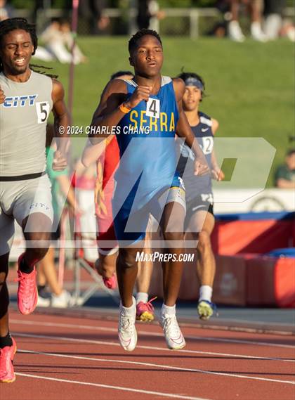Thumbnail 3 in CIF State Championships (400m Qualifying) photogallery.
