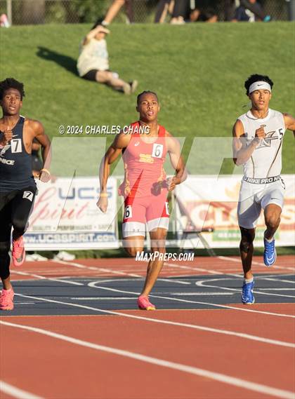 Thumbnail 3 in CIF State Championships (400m Qualifying) photogallery.