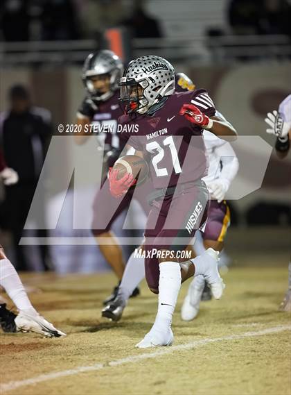 Thumbnail 2 in Salpointe Catholic @ Hamilton (AIA Open Semifinal) photogallery.